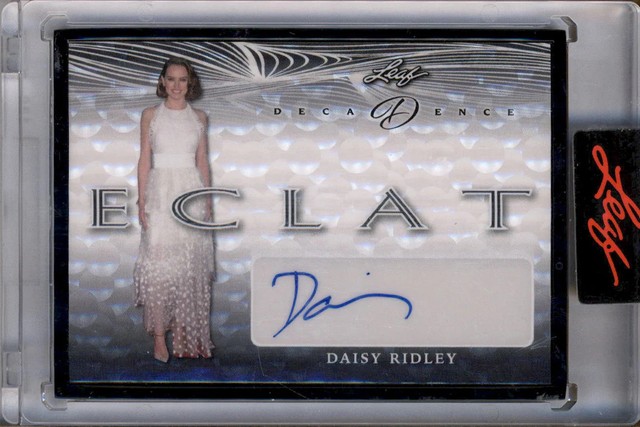 2023 Leaf Pop Century Decadence Eclat Black #E-DR1 Daisy Ridley Auto /3