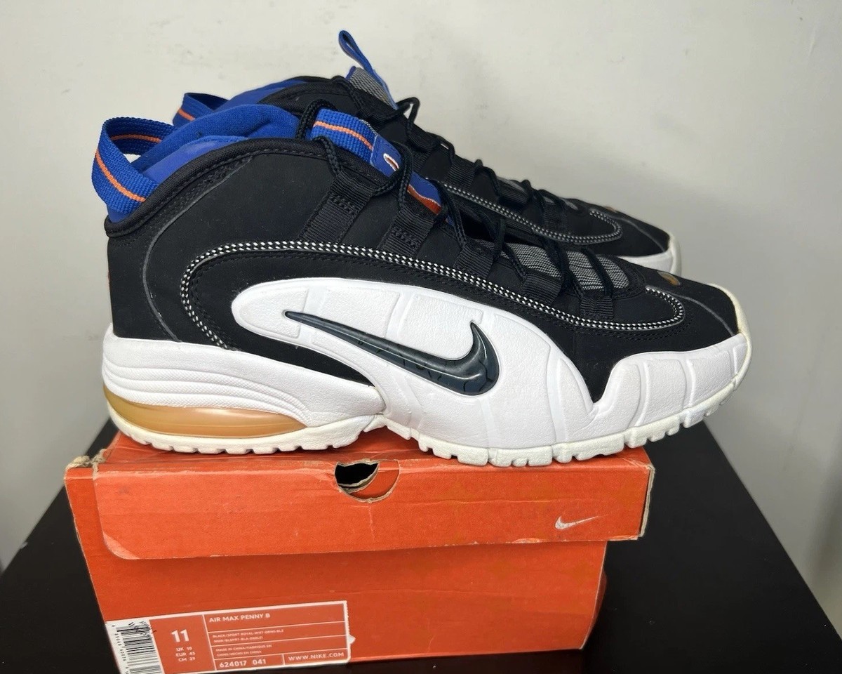 2005 Nike Air Max Penny B New York Knicks NYC House Of Hoops Sz 11