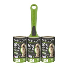 Evercare All Purpose Pet Hair Lint Roller With 2 Refills, 180 Total Sh