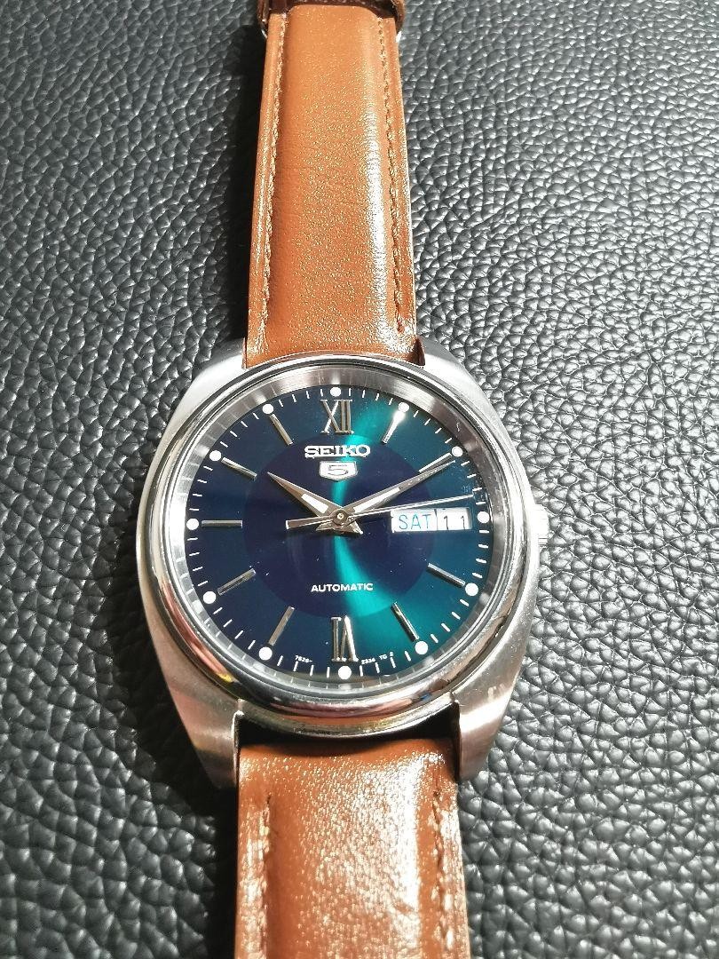 機械式】SEIKO 5 SNXA21 グリーン 自動巻き 廃番レアカラー 【公式通販】