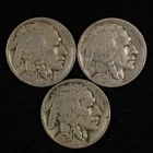 1920 Buffalo Nickel  PDS 3 Coin Set. #JRRC-1