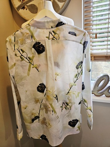 Ted Baker Women's Floral Graci Blouse Size 4 UK 14 New with Tags - Picture 6 of 6