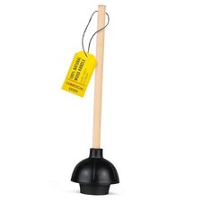 Heavy Duty Toilet Plunger, Commercial Grade Double Thrust Force Rubber 1 Pack