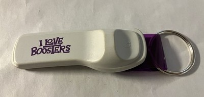I Love Boosters SXSW 2026 World Premiere Purple Keychain Boots Riley