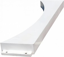 Amber Aluminum Level Pad Shot Put Toe Board, IAAF Certified 4 Inch High Board