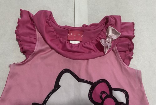 Hello Kitty Girls Nightgown Size 4 Sleeveless Sleepwear Pajama - Picture 3 of 7