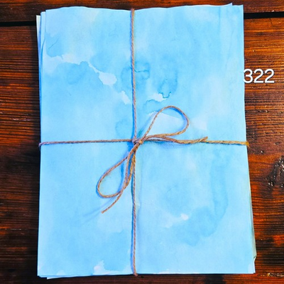 #ad 10 sheet bundles of hand dyed paper junk journal stationary $5.50