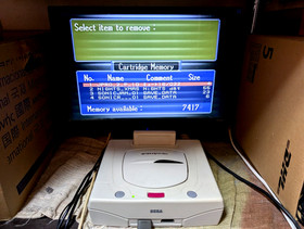 Sega Saturn White Console  Power Memory Sonic Jam Sonic R  Japan Box