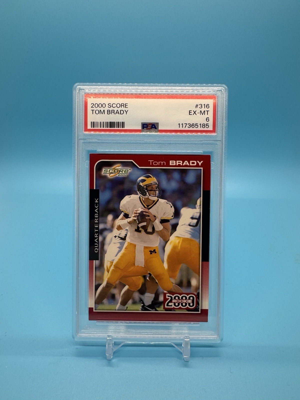 2000 Score - 2000 Rookie Tom Brady #316 (RC)