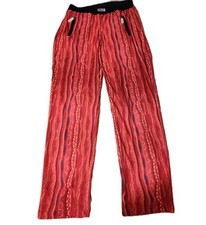 Coogi Sport Multicolor Stripe Stretch Pants 29x30 Lg Zip Pockets 90's Y2K Baggy