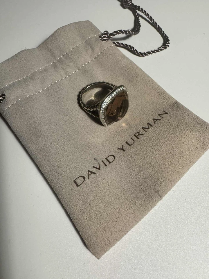 David Yurman Morganite - Ring Size 8 - Image 3 of 4