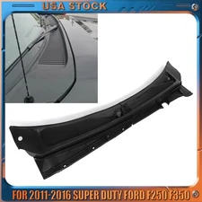 Windshield Wiper Cowl Panel Grille For 2011-2016 Super Duty Ford F250 F350 Black