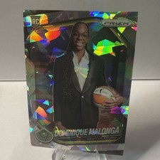 Dominique Malonga 2025 Panini Prizm WNBA #144 Ice Prizm Variation RC