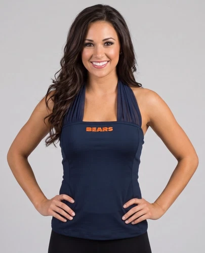 All-Sport Couture NFL Womens Chicago Bears First Down Halter Top Shirt NWT S-XL
