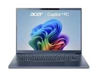 ACER Aspire 14 AI 14 Laptop, Copilot+ PC - Snapdragon X, 512 GB SSD, Blue