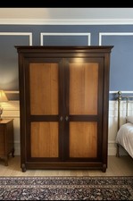 And So To Bed Two Door Cezanne Palais Cherry Walnut Quality Wardrobe £7160 Rrp!!
