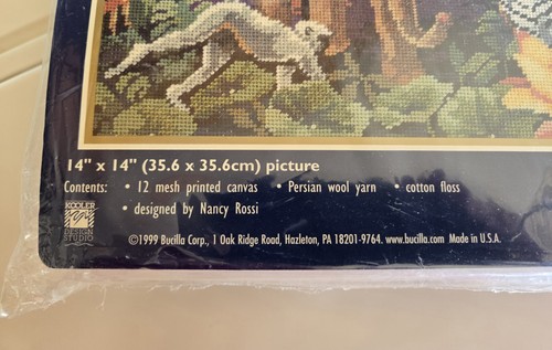 Bucilla Juwel von Indien Nadelspitzen-Kit 4788 Neu Nancy Rossi Tropen 14" x 14" - Bild 3 von 4