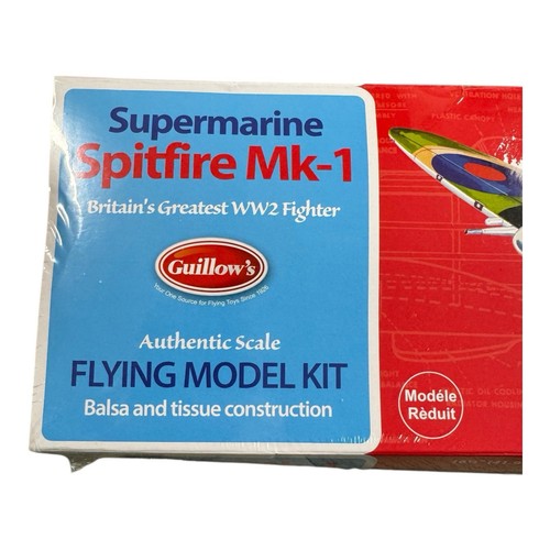 Guillow’s Supermarine Spitfire Mk-1 Flying Model Kit – Balsa Wood WW2 Airplane - Picture 2 of 11