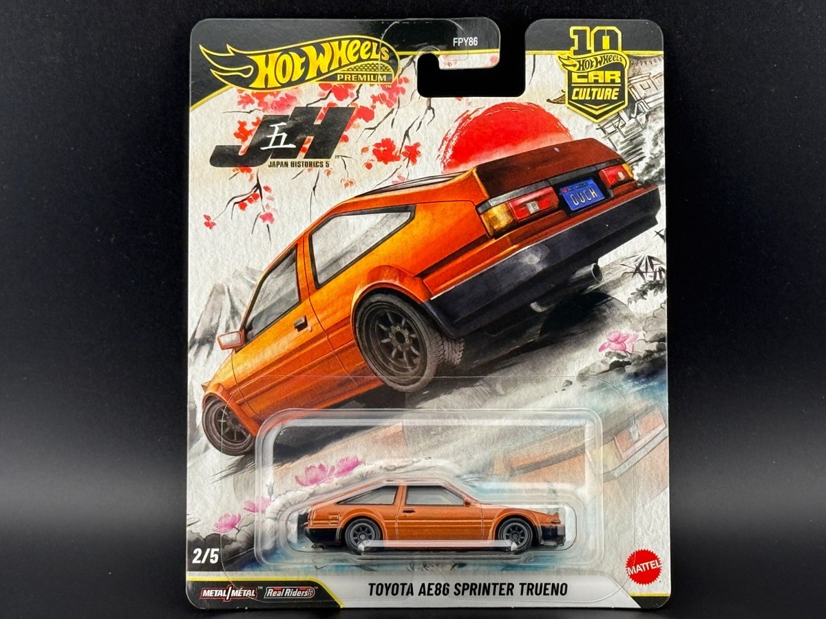 Hot Wheels Toyota AE86 Sprinter Trueno Japan Historics 5 FPY86-961