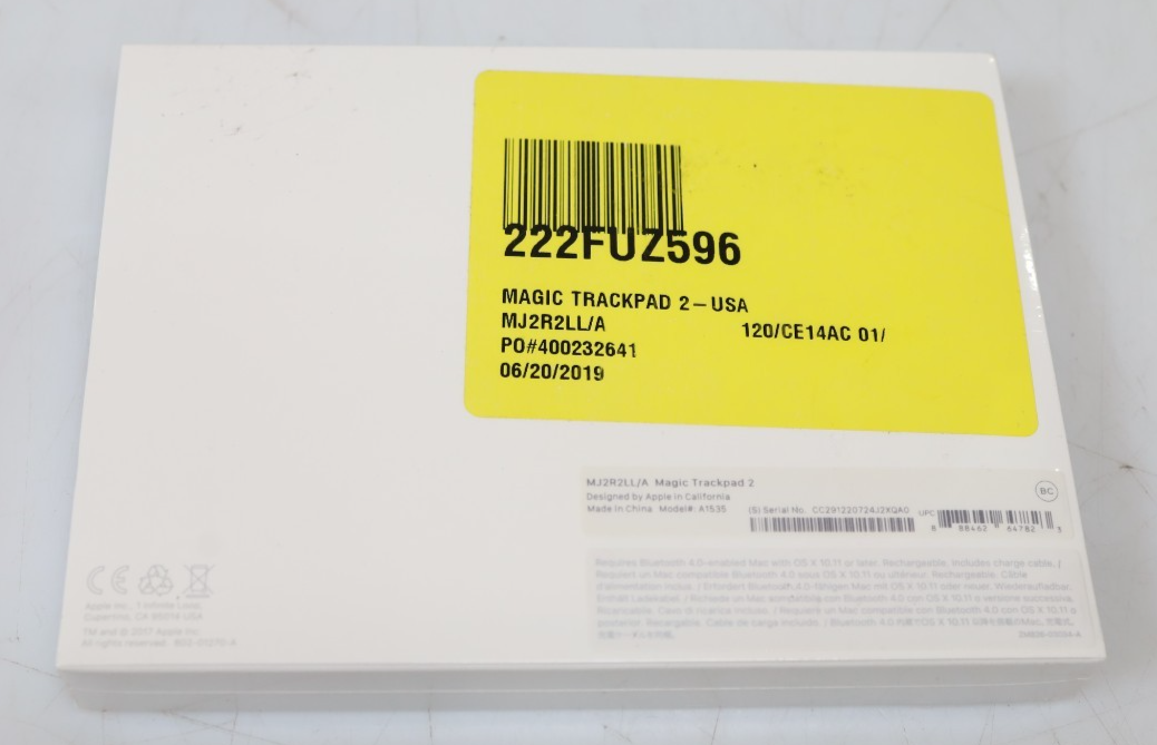 Apple Magic Trackpad2 ホワイト (外箱・ケーブル付き) Amazon.com: Apple Magic Trackpad 2 (Wireless, Rechargable