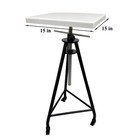 1 PC Floor Sculpture Pottery Stand Sculpture Trestle Rotating Sculptor Stand