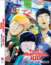 Mob Psycho 100 Season 1-3 (Vol.1-37End) + 2 Special - Anime DVD - English Dubbed