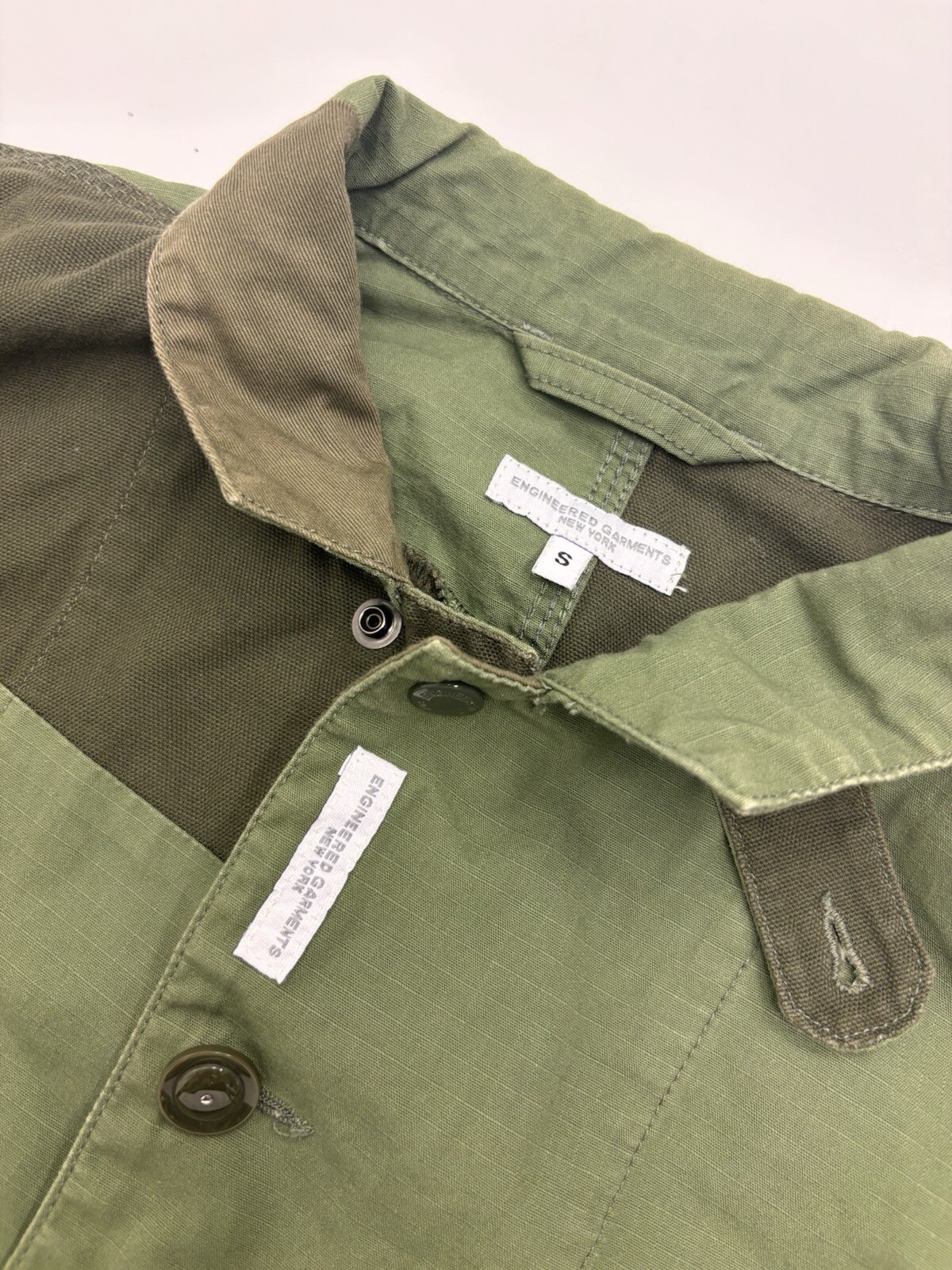 ENGINEERED GARMENTS SS19 patchwork logger workwea… - image 7