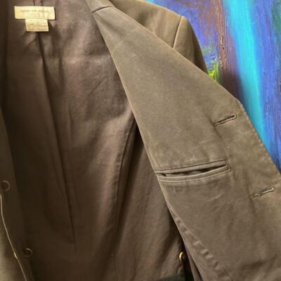 DRIES VAN NOTEN Jacket Coat Brown Cotton Vintage Size-48 Used | eBay