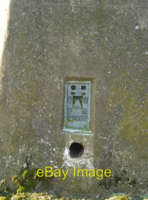 Foto 6x4 Benchmark Platte am Trigpunkt Lauch c2010