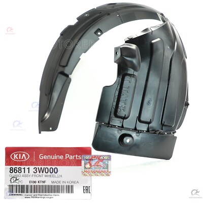 2Pcs GENUINE Fender Liner Front ✓LEFT+RIGHT✓ For 2011-16 Kia