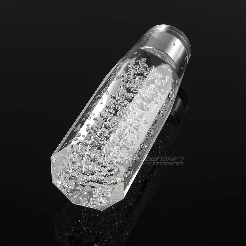 JDM VIP Diamond Crystal Manual  Bubble Shift Knob 150mm CLEAR For Toyota GMC - Image 2 of 4