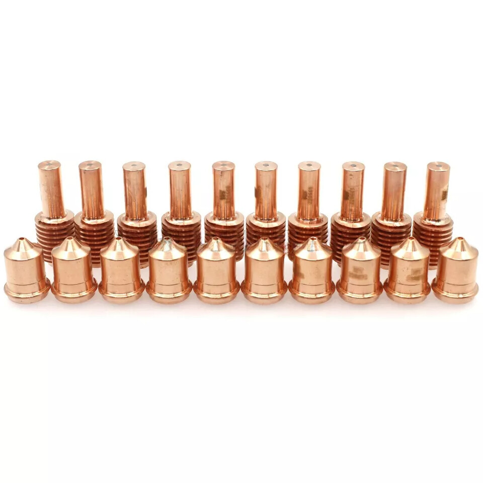 10-Pack 220669 Electrodes & 10-Pack 220671 Tips – Replacement Consumables For PMX 45 Plasma Cutting Torch (OEM Compatible, Not Original)