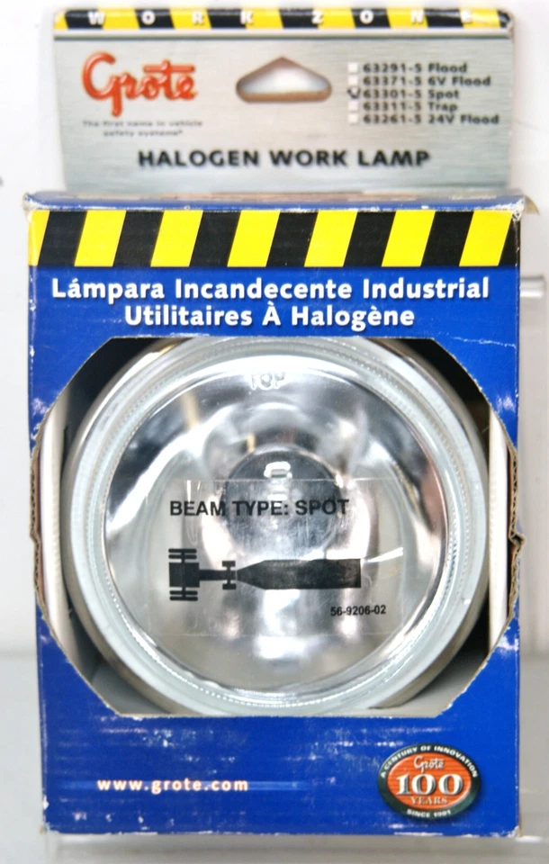 GROTE 63301-5 — круглая галогенная рабочая лампа-пятно 7415 - Изображение 2 из 4