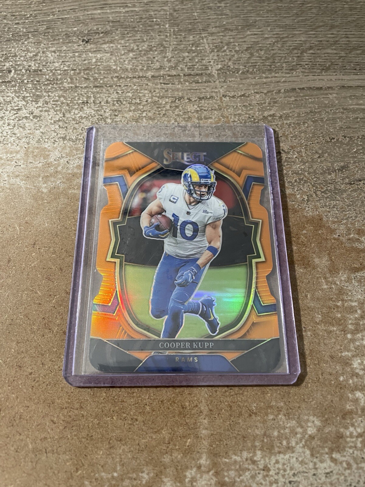 2022 Panini Select #8 Cooper Kupp Orange Prizm Die Cut #/199