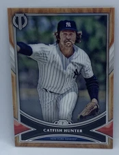 2018 Topps Tribute Jim Catfish Hunter Yankees #45 HOF NM-MT or Better