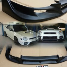 Fits Subaru Impreza Bugeye Models 00-02 | CW Style Front Splitter Plastic Black