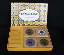 NIB L’Occitane Savons de Provence Set of 4 Pure Vegetable Soap 3.5 Oz 100g each