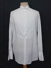 Vtg Giorgio Armani Le Conllezioni White Tuxedo Men's Dress Shirt 16-32/33