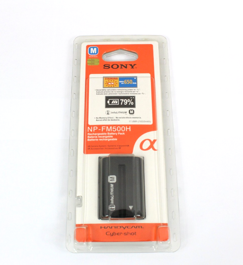 NPFM500H Batteria Ricaricabile per DSLR-A100 / A100K / A100W