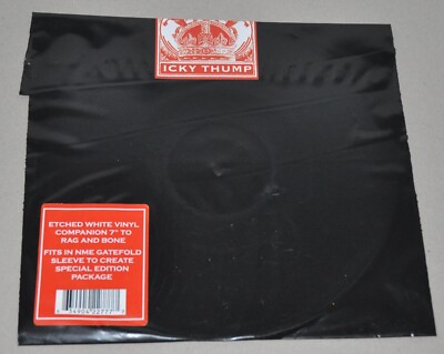 The White Stripes: Icky Thump [ETCHED SEALED WHITE VINYL 2008 7'' SINGLE mint