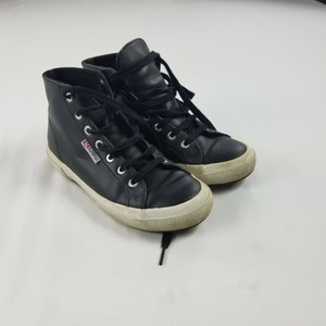 superga leather high tops