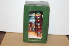 DEPARTMENT 56 RED BRICK FIRE STATION ORNAMENT CHRISTMAS IN THE CITY SERIES IN BX
