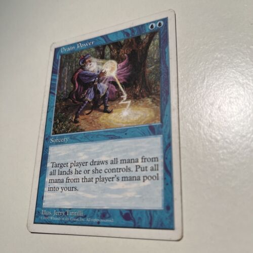 MTG Drain Power Fifth Edition 82 Regular Rare - Picture 1 of 2