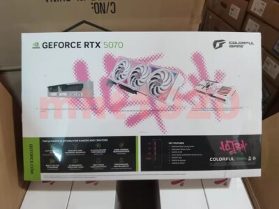 New COLORFUL RTX 5070 Ultra W OC 12GB graphics card delivery fast