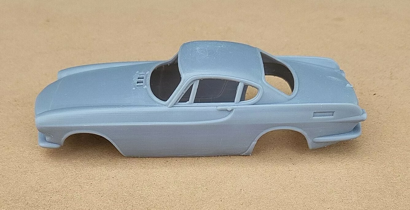 ABSLIKE RESIN 3D PRINTED 1/24 1963 VOLVO P1800 JENSEN COUPE BODY eBay