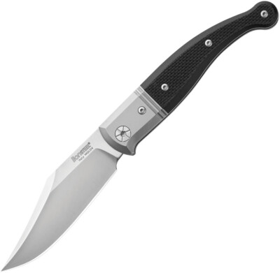 LionSTEEL Gitano Slip Joint Black G10 Folding Niolox Steel Pocket Knife GT01GBK