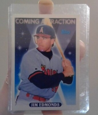 1993 Topps JIM EDMONDS Coming Attraction #799 
