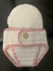NWT! So Dorable Knit Newborn Baby Bunny Baby Set Photo Outfit — photo 2