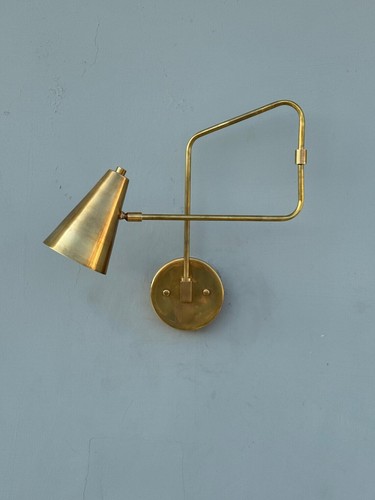 Mid Century Swing Wall Sconce | Focus Lighting | Swing Arm Wall Sconce - Picture 8 of 11