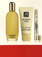 Clinique Aromatics  Elixir Parfum Giftset EDP 3.4 oz Pen & Body Smoother 2.5